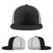 USA-made 6H Black-Light Gray Chino baseball cap, virtual view, manufactured in Newark NJ