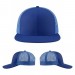 USA-made 6H Royal Blue Chino baseball cap, virtual view, manufactured in Newark NJ
