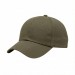 USA-made 6U Khaki Cotton Duck baseball cap, 3q view, manufactured in Newark NJ