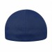 USA-made 6S Royal Blue-Light Gray Cotton Spandex baseball cap, back view, manufactured in Newark NJ