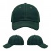 USA-made 6U Hunter Green-Khaki Cotton Spandex baseball cap, virtual view, manufactured in Newark NJ
