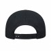 USA-made 6L Black Diamond Pro baseball cap, back view, manufactured in Newark NJ