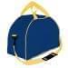 USA Made Nylon Poly Weekender Duffel Bags, Royal Blue-Gold, 6PKV32JA05