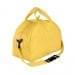 USA Made Nylon Poly Weekender Duffel Bags, Gold-Gold, 6PKV32JA45