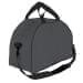 USA Made Nylon Poly Weekender Duffel Bags, Graphite-Black, 6PKV32JARR