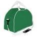 USA Made Nylon Poly Weekender Duffel Bags, Kelly Green-White, 6PKV32JAT4