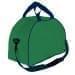 USA Made Nylon Poly Weekender Duffel Bags, Kelly Green-Navy, 6PKV32JATZ