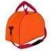 USA Made Nylon Poly Weekender Duffel Bags, Orange-Red, 6PKV32JAX2