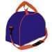 USA Made Nylon Poly Weekender Duffel Bags, Purple-Orange, 6PKV32JAY0