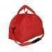 USA Made Nylon Poly Weekender Duffel Bags, Red-Red, 6PKV32JAZ2