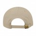 USA-made 6L Putty Ripstop baseball cap, back view, manufactured in Newark NJ