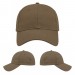 USA-made 6L Coyote Ripstop baseball cap, virtual view, manufactured in Newark NJ