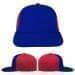 Royal Blue-Red Spacer Mesh Snapback Lowstyle, Virtual Image