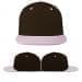 USA Made Black-Pink Flat Brim High Crown Cap