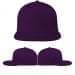 USA Made Purple Flat Brim High Crown Cap
