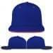 USA Made Royal Blue-Red Flat Brim High Crown Cap