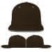 USA Made Black-Light Gray Flat Brim High Crown Cap