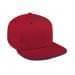 Red-Navy Brushed Velcro Flat Brim