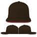 Black-Red Ripstop Leather Flat Brim, Virtual Image