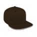 Black-Pink Brushed Velcro Flat Brim