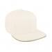 White-Khaki Brushed Velcro Flat Brim