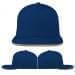 Navy-Khaki Canvas Velcro Flat Brim, Virtual Image