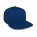 Navy-Light Gray Pro Knit Leather Flat Brim