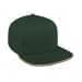 Hunter Green-Khaki Brushed Velcro Flat Brim