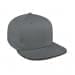 Light Gray-Black Pro Knit Velcro Flat Brim