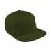 Olive Green Flat Brim High Crown
