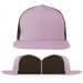 USA Made Pink-Black Flat Brim High Crown Cap