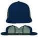 USA Made Navy-Hunter Green Flat Brim High Crown Cap