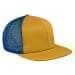 Athletic Gold Flat Brim High Crown-Navy Back Half