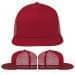 USA Made Red Flat Brim High Crown Cap