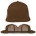 USA Made Brown Flat Brim High Crown Cap