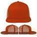 USA Made Orange Flat Brim High Crown Cap