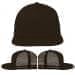 USA Made Black Flat Brim High Crown Cap