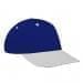 Royal Blue Lowstyle Structured-White Visor, Eyelets