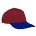 Red Lowstyle Structured-Royal Blue Visor, Eyelets