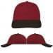 USA Made Red-Black Lowstyle Structured Cap