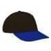 Black Lowstyle Structured-Royal Blue Visor, Eyelets