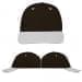 USA Made Black-White Lowstyle Structured Cap