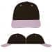 USA Made Black-Pink Lowstyle Structured Cap