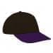 Black Lowstyle Structured-Purple Visor, Eyelets