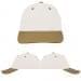 USA Made White-Khaki Lowstyle Structured Cap
