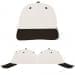 USA Made White-Black Lowstyle Structured Cap