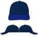 USA Made Navy-Royal Blue Lowstyle Structured Cap