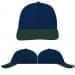 USA Made Navy-Hunter Green Lowstyle Structured Cap