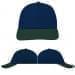 USA Made Navy-Hunter Green Lowstyle Structured Cap