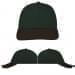 USA Made Hunter Green-Black Lowstyle Structured Cap